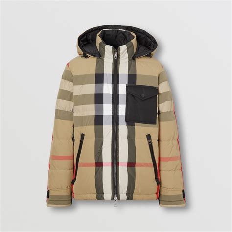 burberry hooded down jacket men's beige|burberry sleeveless puffer jacket.